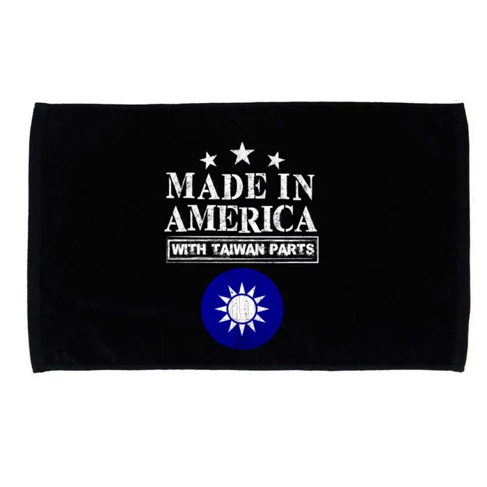 Proud Taiwanese American Taiwan Immigrant Pride Funny Gift Microfiber Hand Towel