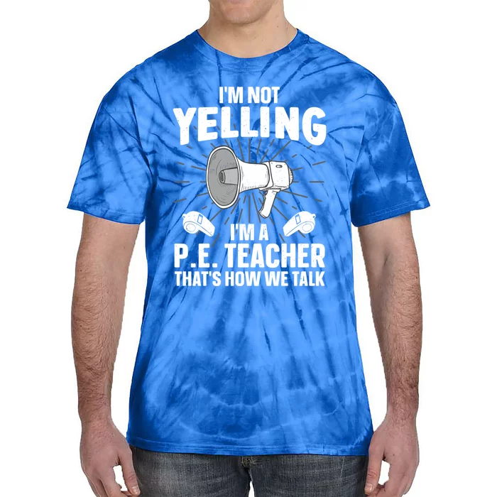 Pe Teacher Art Gym Teacher Physical Education Gift Tie-Dye T-Shirt