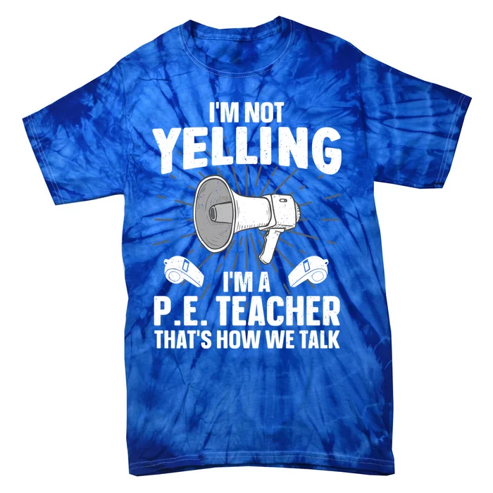 Pe Teacher Art Gym Teacher Physical Education Gift Tie-Dye T-Shirt