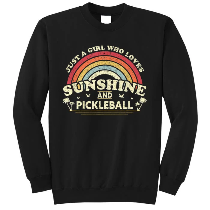 Pickleball Tee A Girl Who Loves Sunshine And Pickleball Sweatshirt