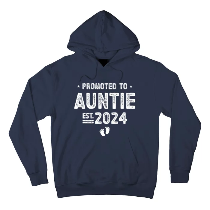 Promoted To Auntie 2024 Soon To Be Auntie Hoodie