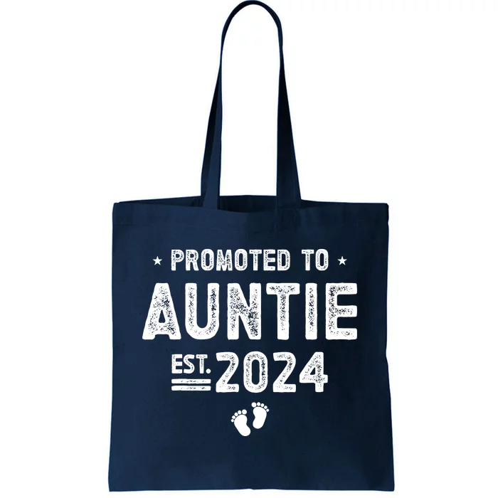 Promoted To Auntie 2024 Soon To Be Auntie Tote Bag