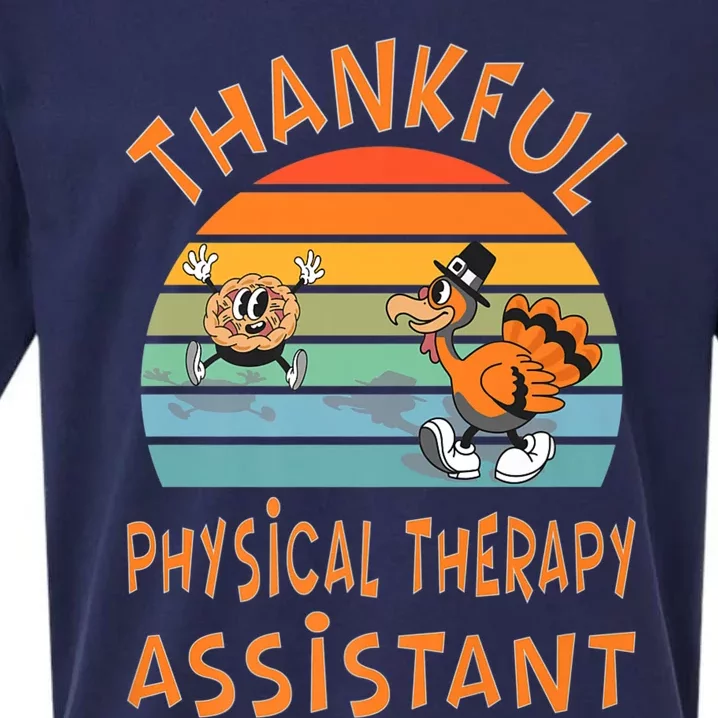 Physical Therapy Assistant Job Funny Thanksgiving Sueded Cloud Jersey T-Shirt