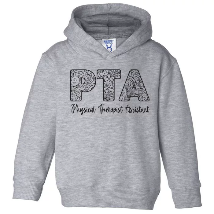 Physical Therapist Assistant PTA Gifts Physical Therapy PT Toddler Hoodie