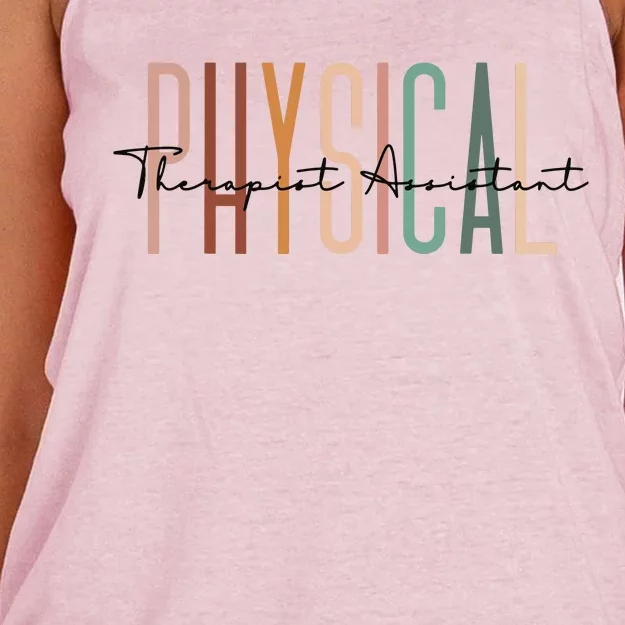 Physical Therapist Assistant PTA Physical Therapy Assistant Women's Knotted Racerback Tank