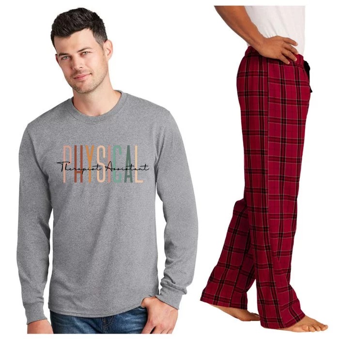 Physical Therapist Assistant PTA Physical Therapy Assistant Long Sleeve Pajama Set