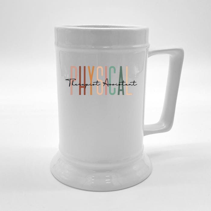 Physical Therapist Assistant PTA Physical Therapy Assistant Front & Back Beer Stein