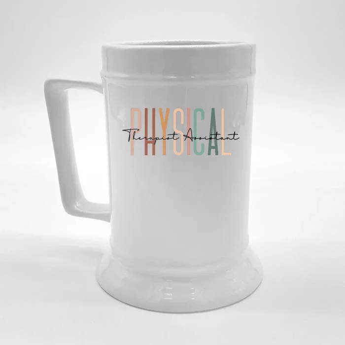 Physical Therapist Assistant PTA Physical Therapy Assistant Front & Back Beer Stein