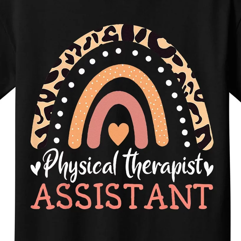 Physical Therapist Assistant Rainbow PTA Physical Therapy Kids T-Shirt