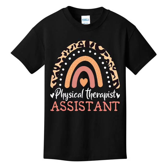 Physical Therapist Assistant Rainbow PTA Physical Therapy Kids T-Shirt