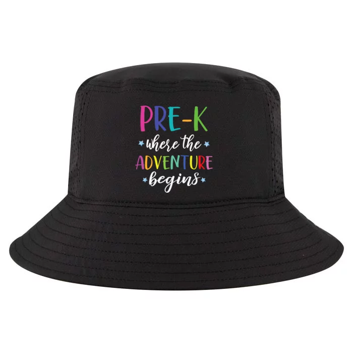 Pre-K Teacher Adventure Begins First Day Preschool Teachers Cool Comfort Performance Bucket Hat