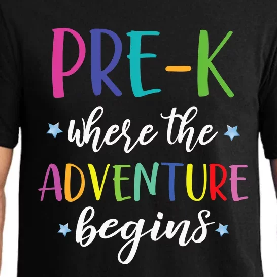 Pre-K Teacher Adventure Begins First Day Preschool Teachers Pajama Set