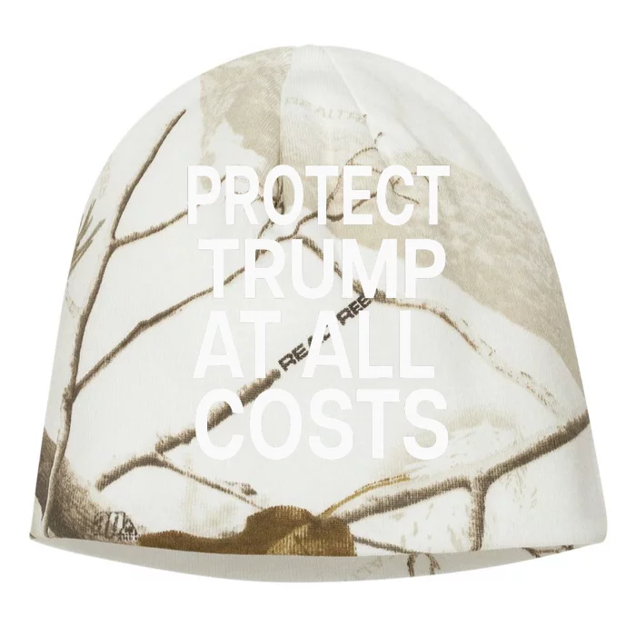 Protect Trump At All Costs Kati - Camo Knit Beanie