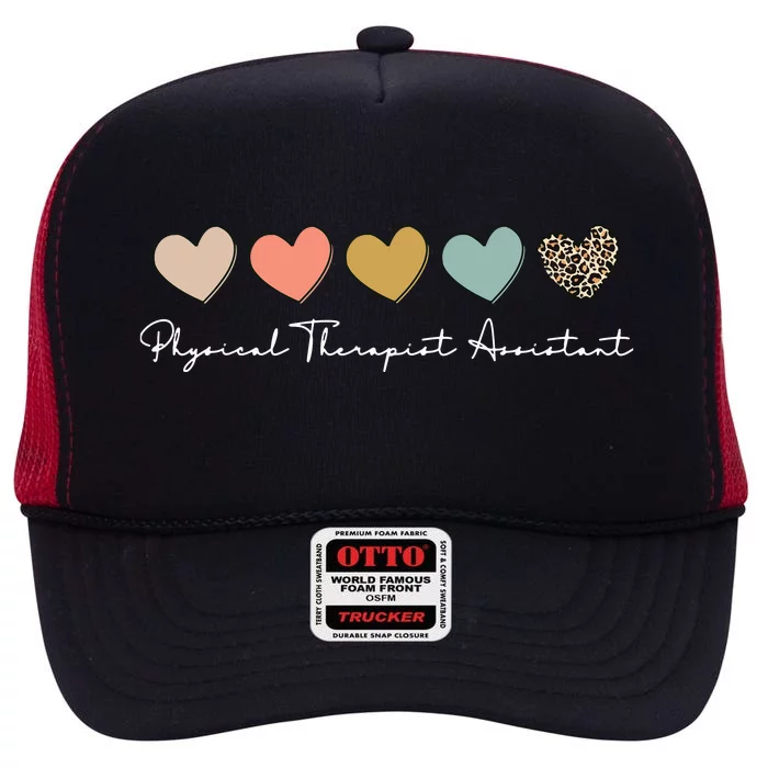 Physical Therapist Assistant PTA Physical Therapy Assistant High Crown Mesh Trucker Hat