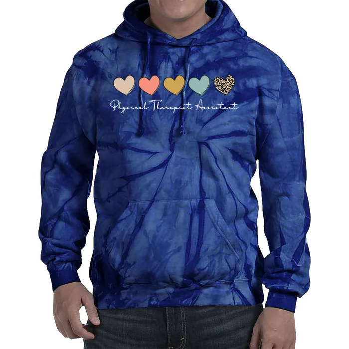 Physical Therapist Assistant PTA Physical Therapy Assistant Tie Dye Hoodie