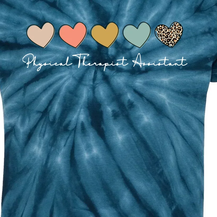 Physical Therapist Assistant PTA Physical Therapy Assistant Kids Tie-Dye T-Shirt