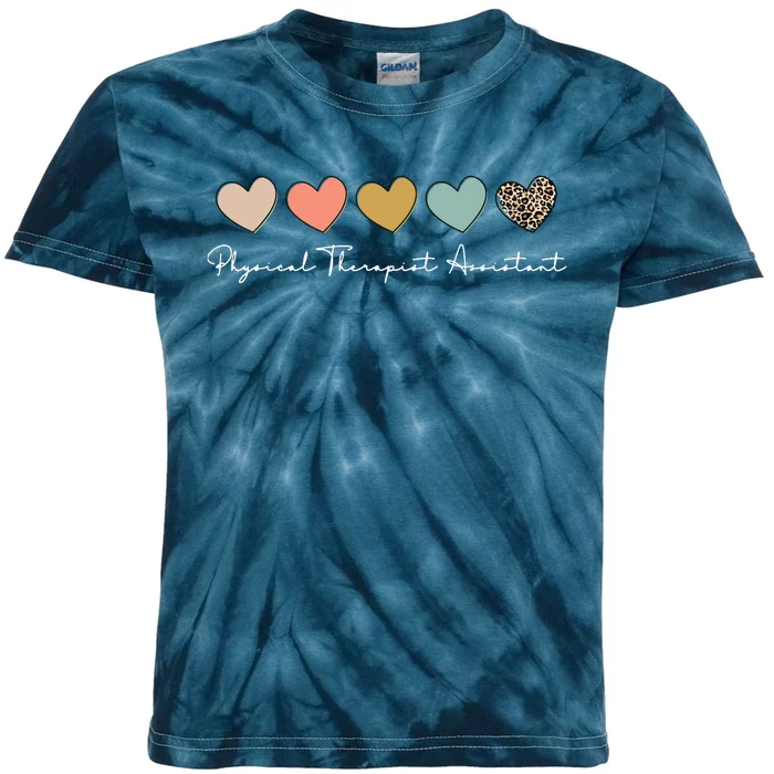 Physical Therapist Assistant PTA Physical Therapy Assistant Kids Tie-Dye T-Shirt