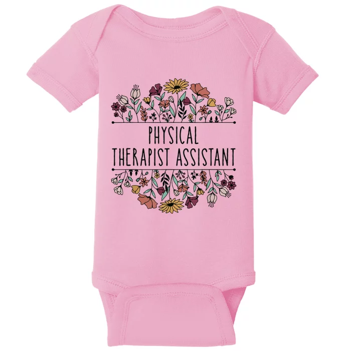 Physical Therapist Assistant PTA Physical Therapy Assistant Baby Bodysuit