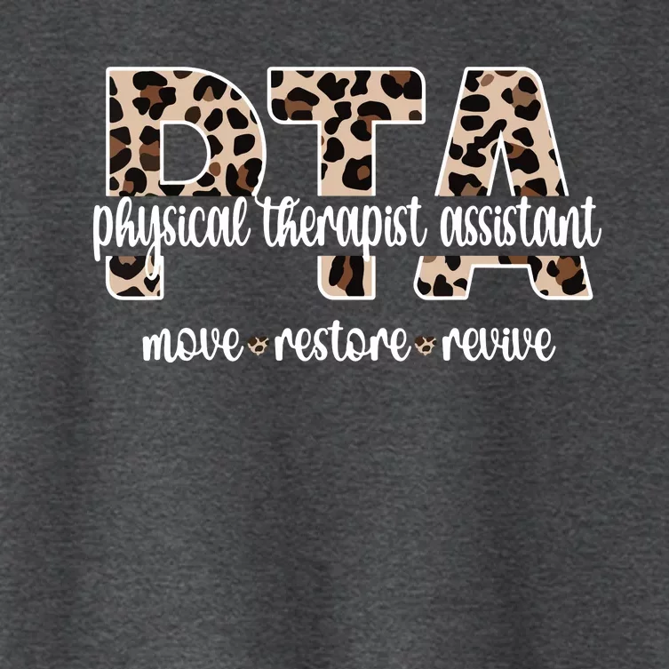 Physical Therapist Assistant PTA Physical Therapy Assistant Women's Crop Top Tee