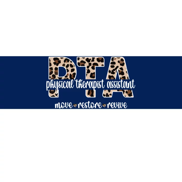 Physical Therapist Assistant PTA Physical Therapy Assistant Bumper Sticker