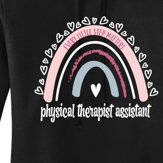 Physical Therapist Assistant Rainbow PTA Physical Therapy Women's Pullover Hoodie