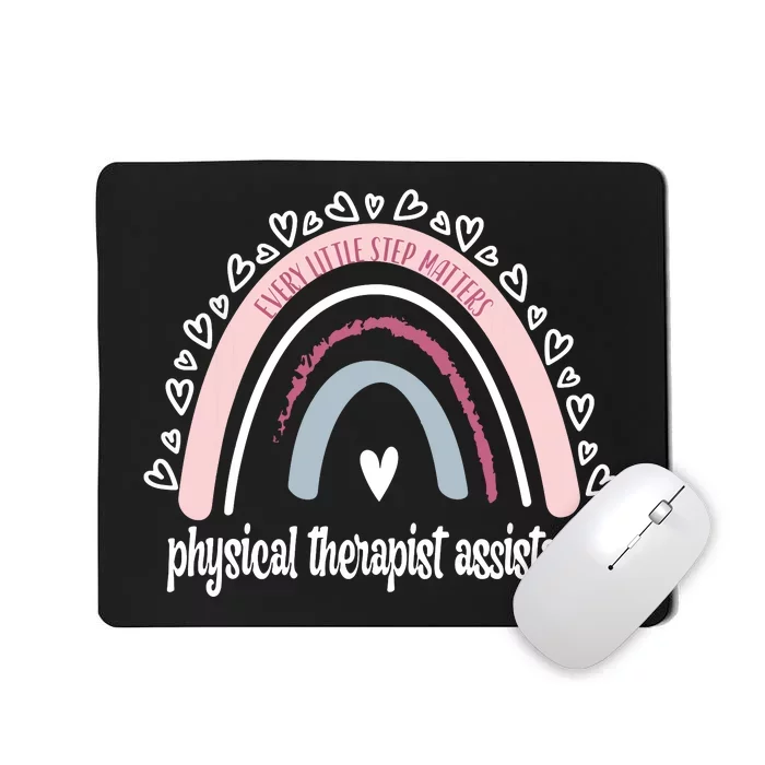 Physical Therapist Assistant Rainbow PTA Physical Therapy Mousepad