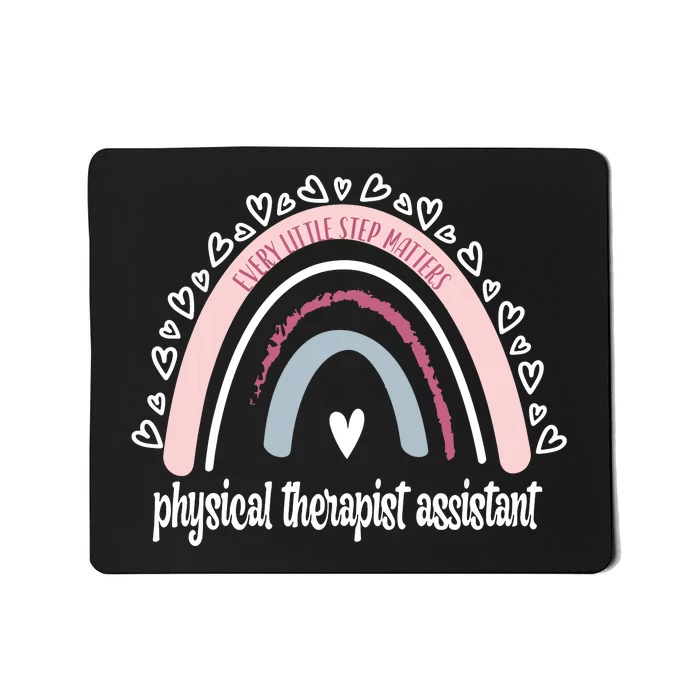 Physical Therapist Assistant Rainbow PTA Physical Therapy Mousepad