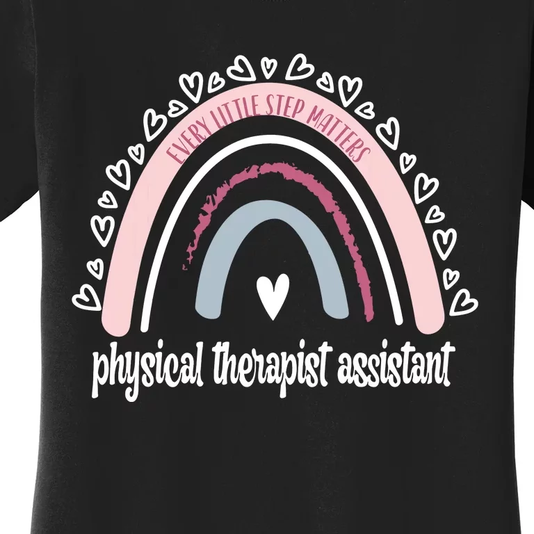 Physical Therapist Assistant Rainbow PTA Physical Therapy Women's T-Shirt