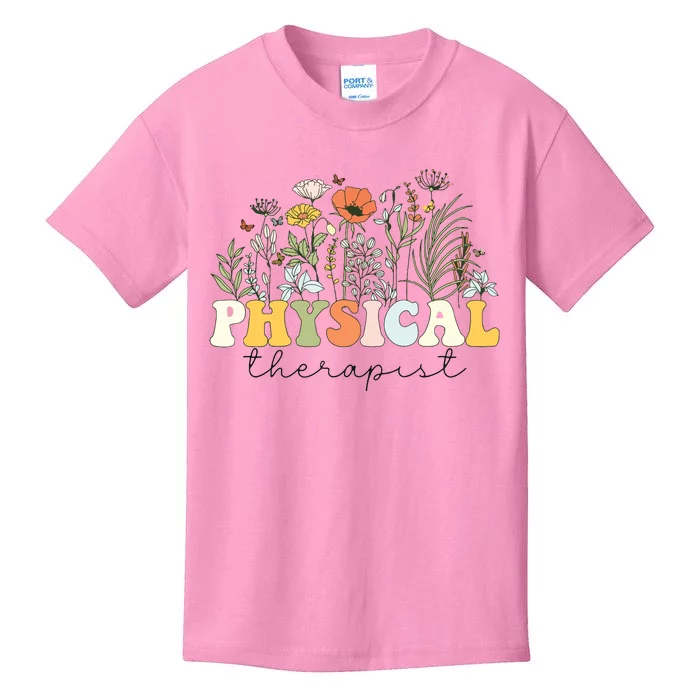 Physical Therapist Assistant Therapy PT Month Kids T-Shirt