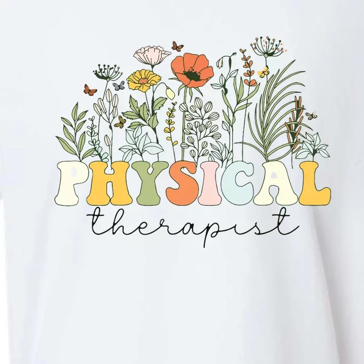 Physical Therapist Assistant Therapy PT Month Sueded Cloud Jersey T-Shirt