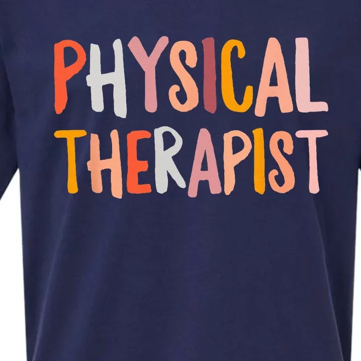 Physical Therapist Assistant Therapy PT Month Sueded Cloud Jersey T-Shirt