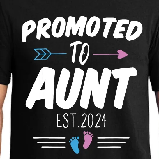 Promoted To Aunt Est 2024 Soon To Be Aunt Pajama Set