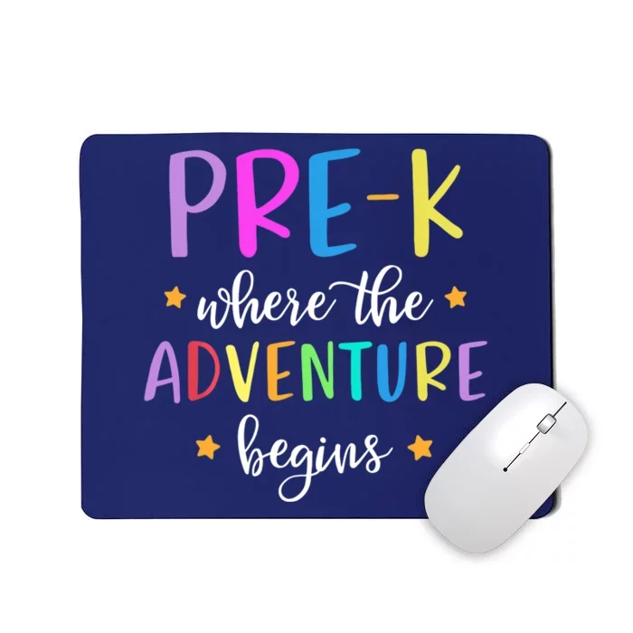 Pre-K Teacher Adventure Begins Teacher Preschool Mousepad