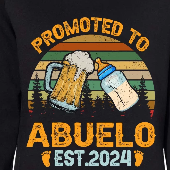 Promoted To Abuelo 2024 Funny For New Abuelo Womens California Wash Sweatshirt