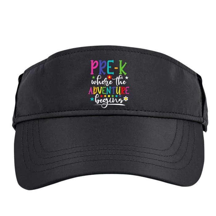 PreK Teacher Adventure Begins First Day Preschool Teachers Adult Drive Performance Visor