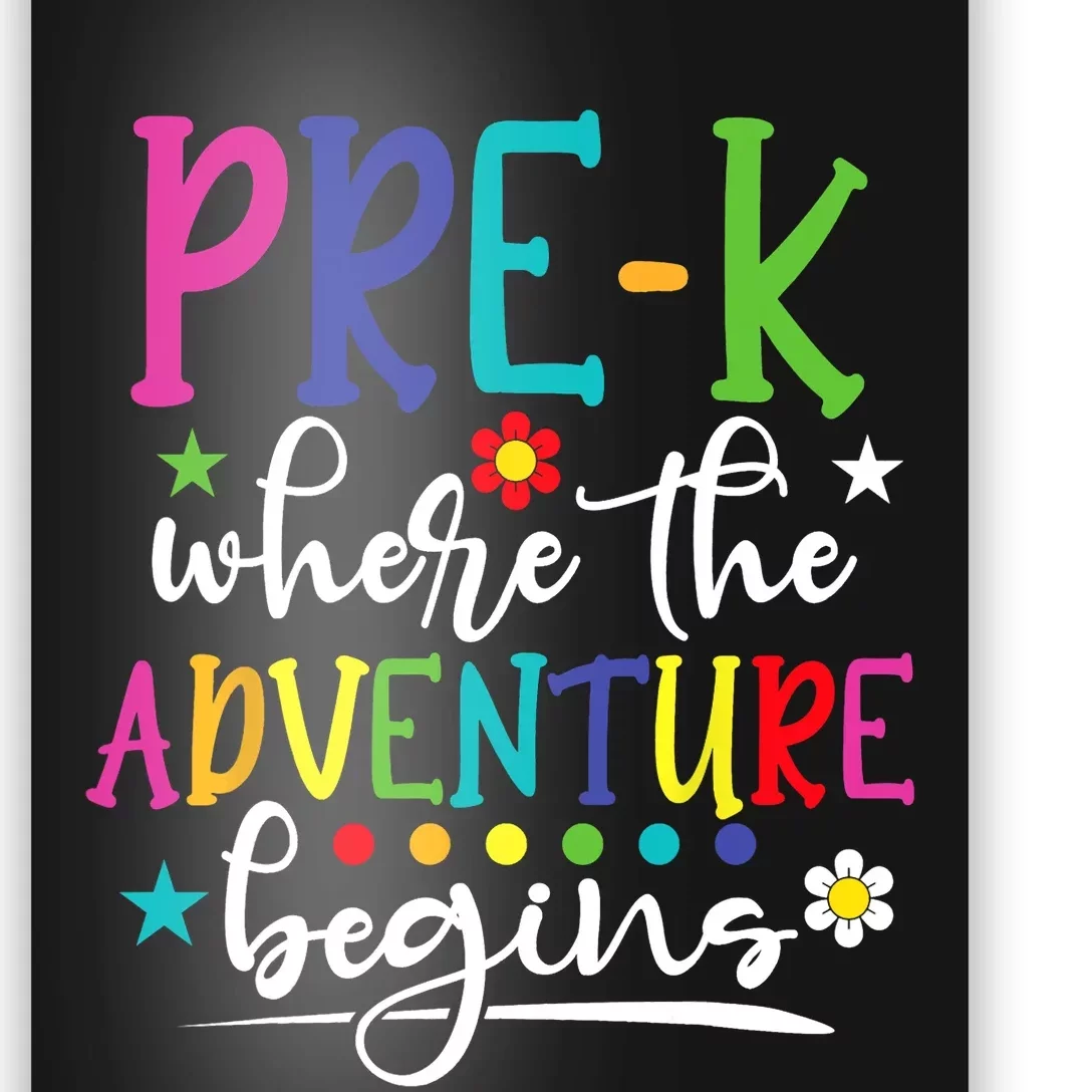 PreK Teacher Adventure Begins First Day Preschool Teachers Poster