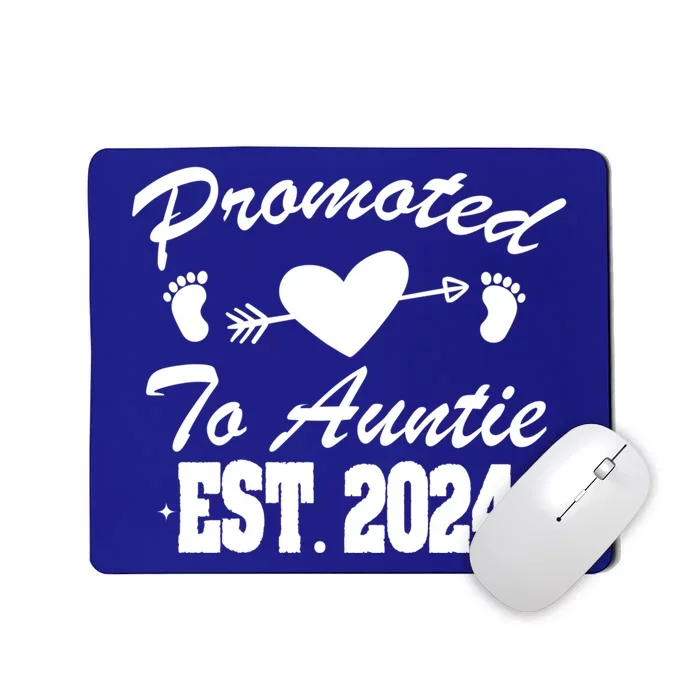 Promoted To Auntie 2024 Soon To Be Auntie Pregnancy Gift Mousepad