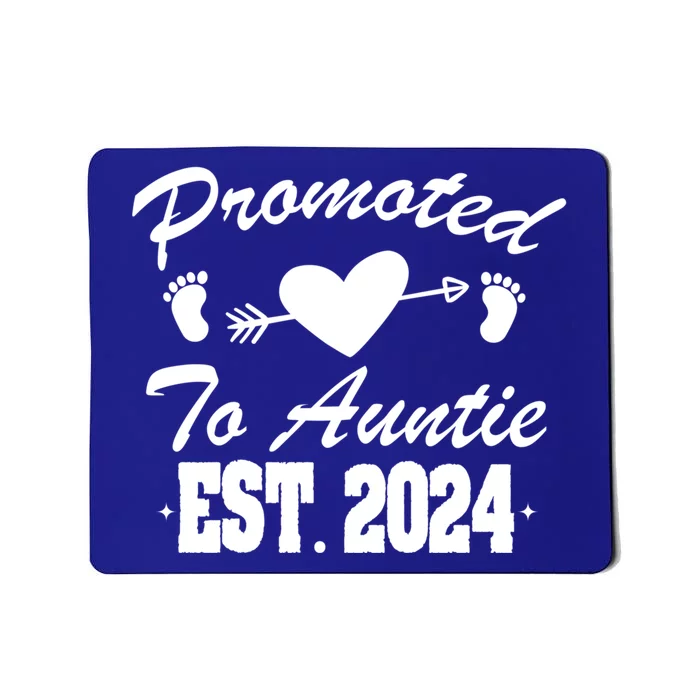 Promoted To Auntie 2024 Soon To Be Auntie Pregnancy Gift Mousepad