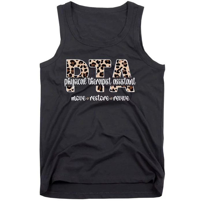 Physical Therapist Assistant PTA Physical Therapy Assistant Tank Top