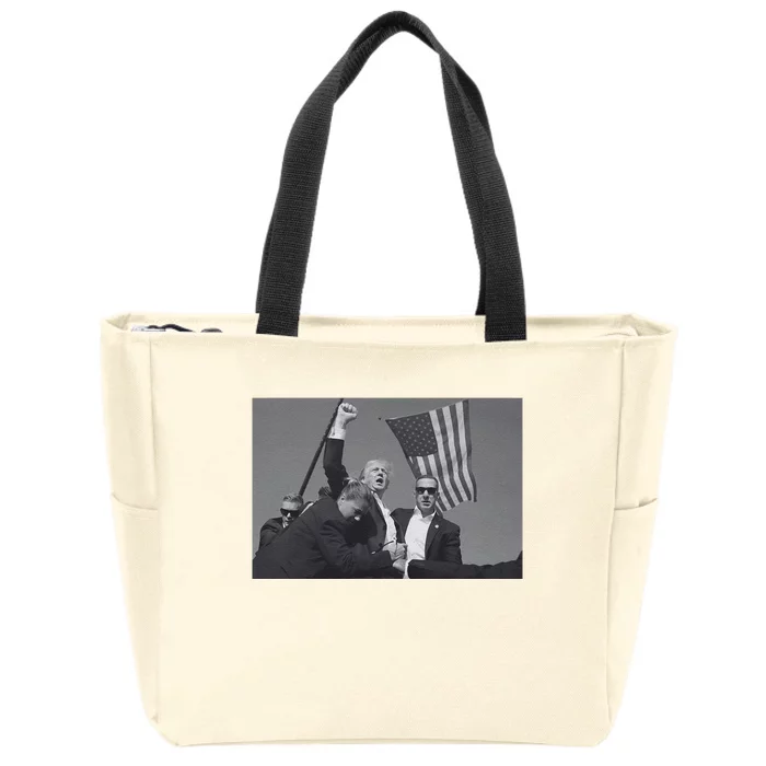 President Trump Assassination Attempt Zip Tote Bag