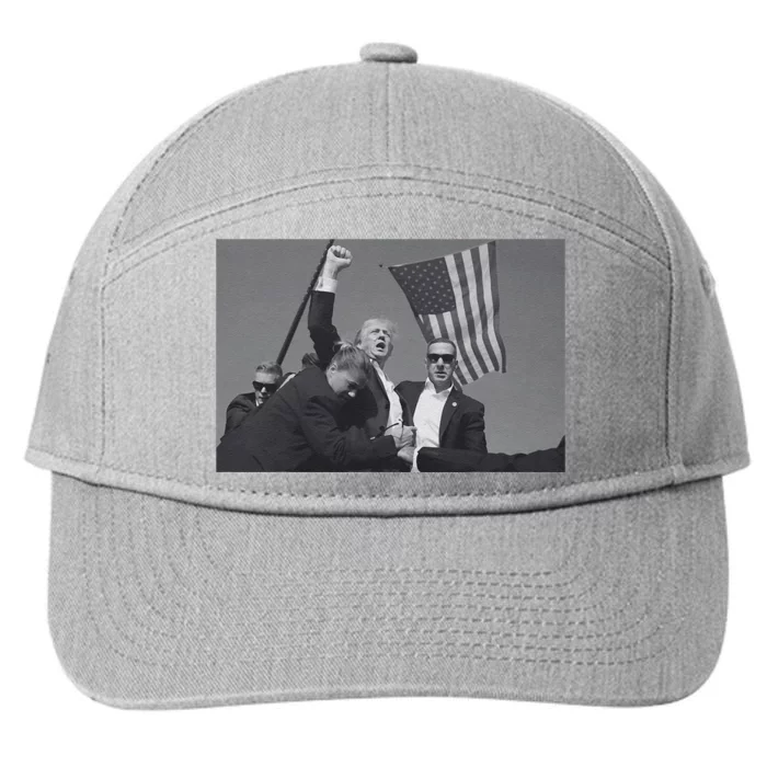 President Trump Assassination Attempt 7-Panel Snapback Hat