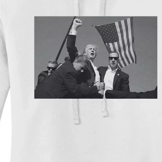 President Trump Assassination Attempt Women's Pullover Hoodie