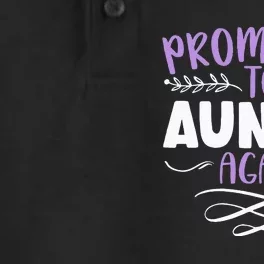 Promoted To Auntie Again Aunt Pregnancy Announcement Dry Zone Grid Performance Polo