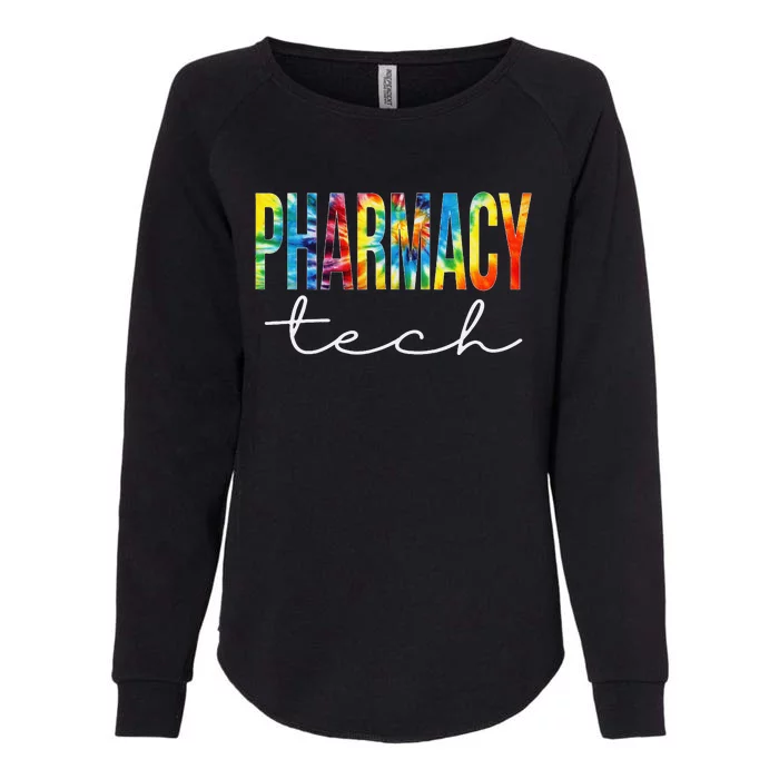 Pharmacy Tech Appreciation Day Tie Dye For  For Work Womens California Wash Sweatshirt