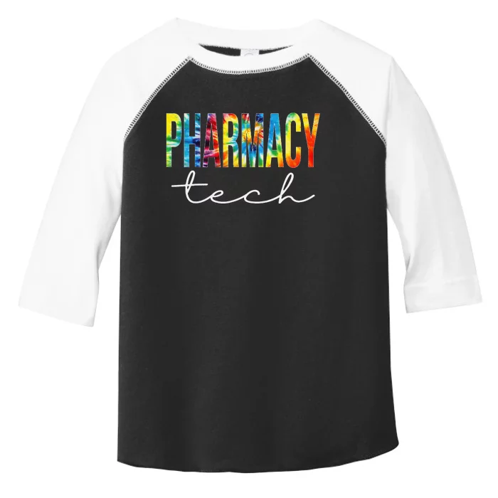 Pharmacy Tech Appreciation Day Tie Dye For  For Work Toddler Fine Jersey T-Shirt