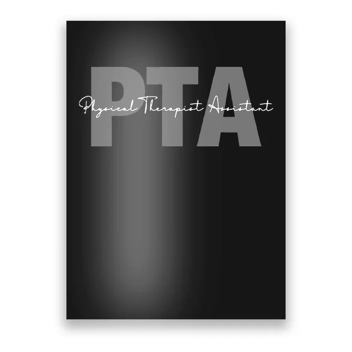 Physical Therapist Assistant PTA Physical Therapy Assistant Poster