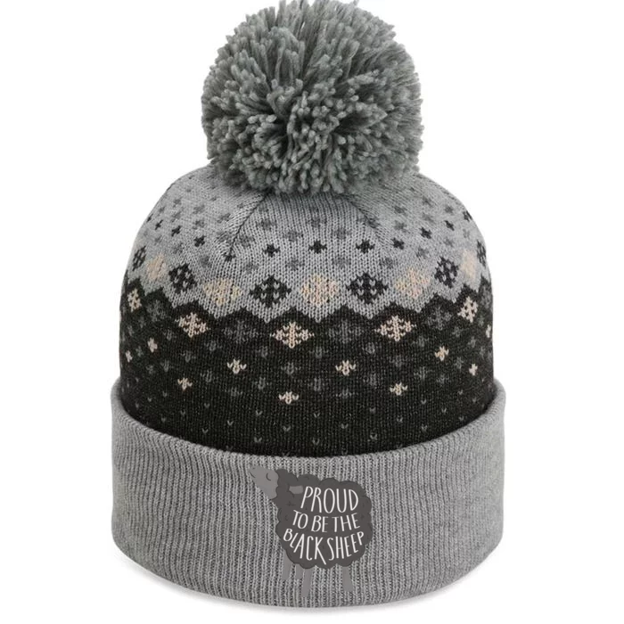 Proud To Be The Black Sheep The Baniff Cuffed Pom Beanie