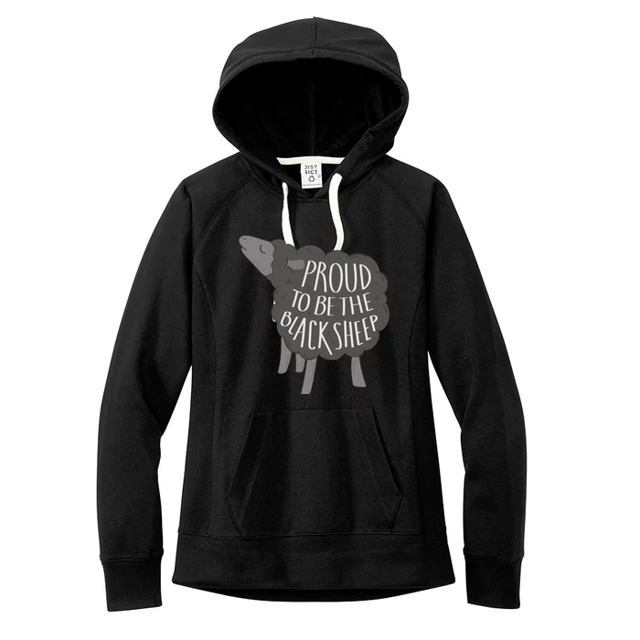 Proud To Be The Black Sheep Women's Fleece Hoodie