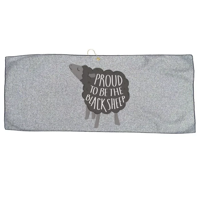 Proud To Be The Black Sheep Large Microfiber Waffle Golf Towel