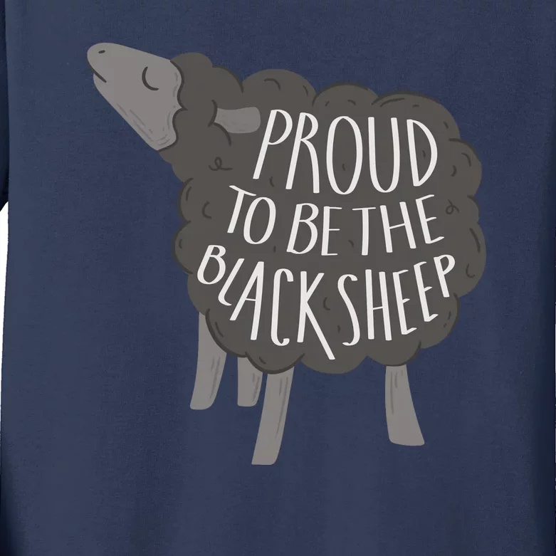 Proud To Be The Black Sheep Kids Long Sleeve Shirt